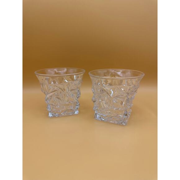Whiskey Old Fashioned Glasses, On the Rocks, Barware, set of 2 - Picture 1 of 11